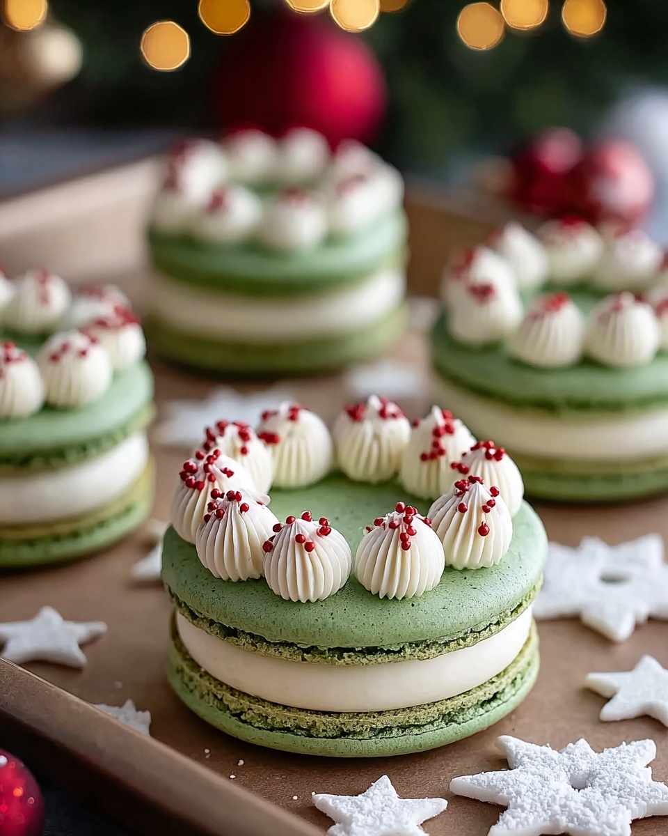 How to Make Macaron Wreaths: An Irresistible Holiday Delight Recipe - Recipe Image