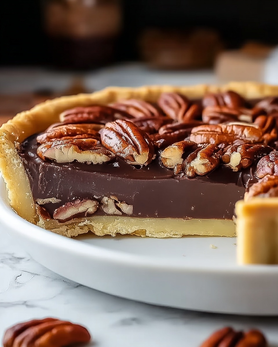 Decadent Texas Chocolate Pecan Pie Recipe - Recipe Image