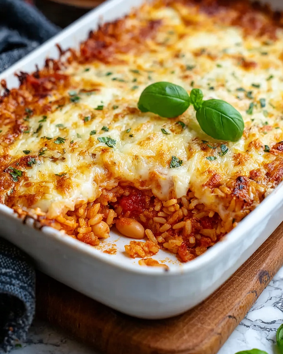 Comforting and Cheesy Vegetarian Pizza Casserole for the Whole Family Recipe - Recipe Image