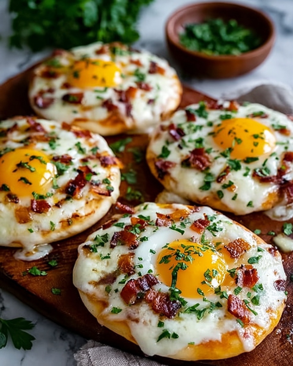 English Muffin Breakfast Pizza Recipe - Recipe Image