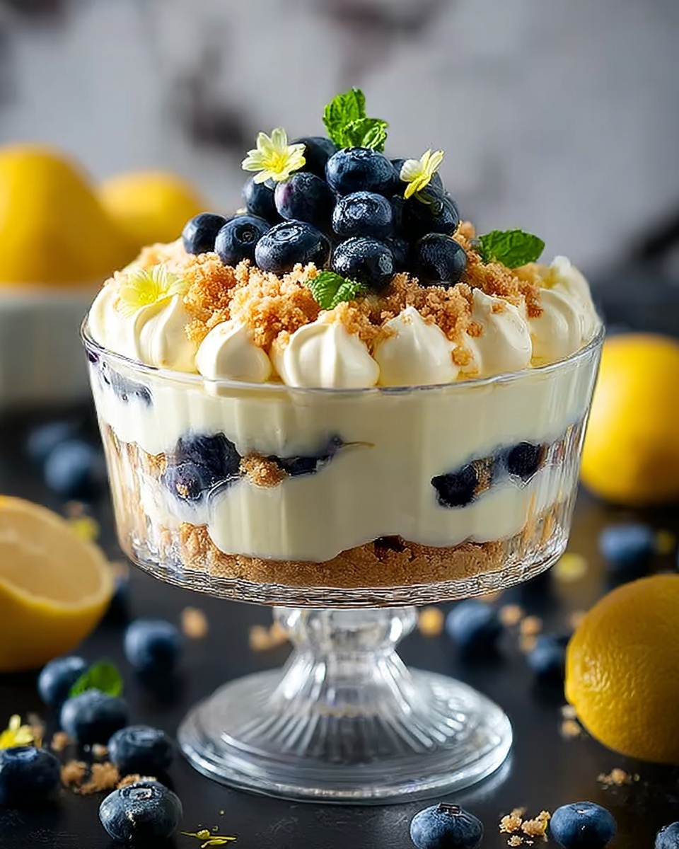 Lemon Blueberry Trifle Recipe - Recipe Image