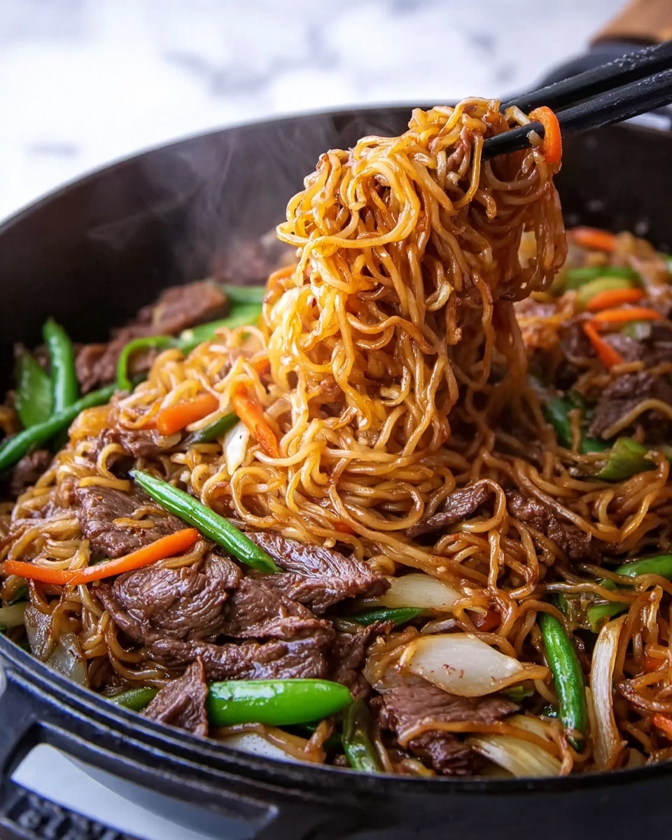 Easy Korean Spicy Noodles Recipe - Recipe Image