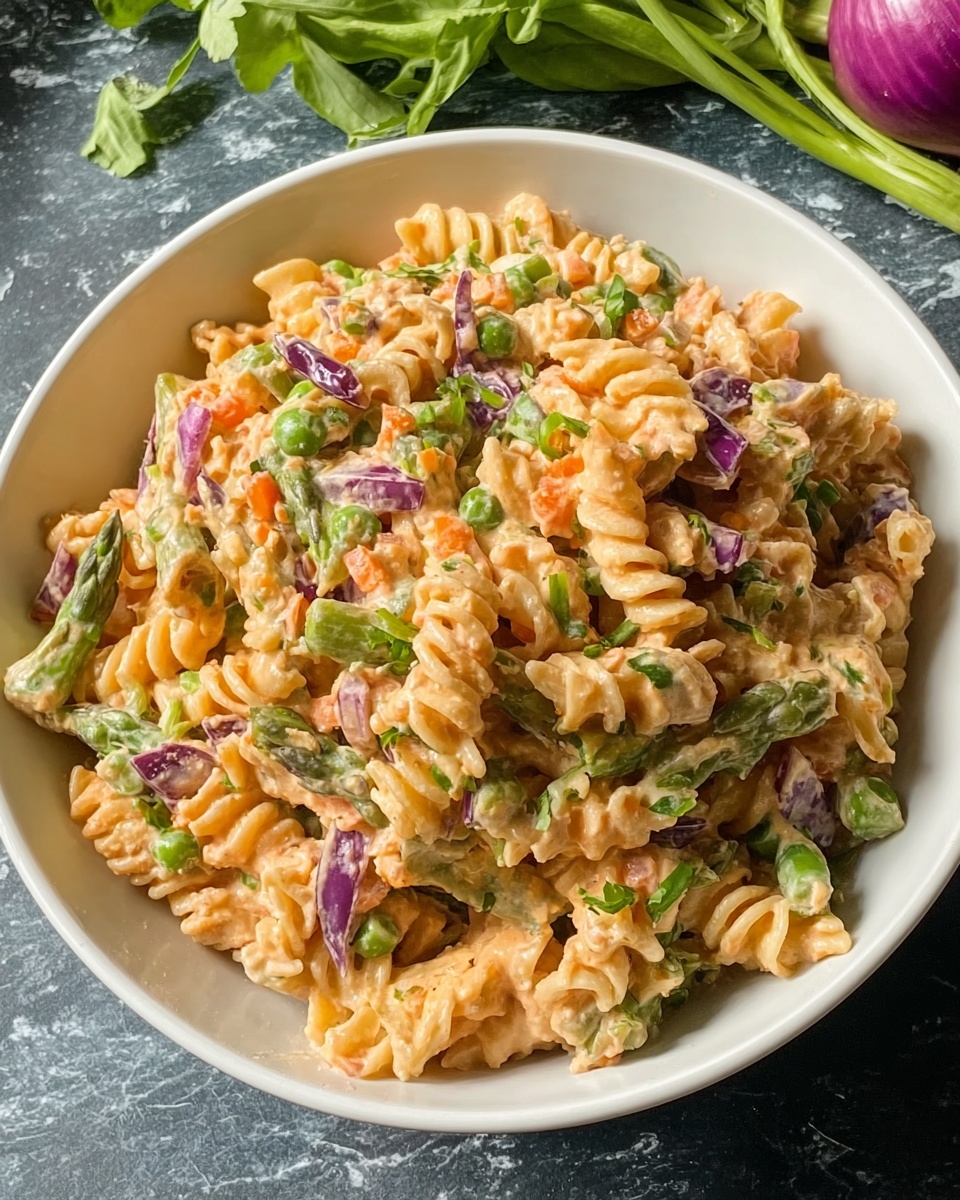 Protein-Packed Thai Pasta Salad Recipe - Recipe Image