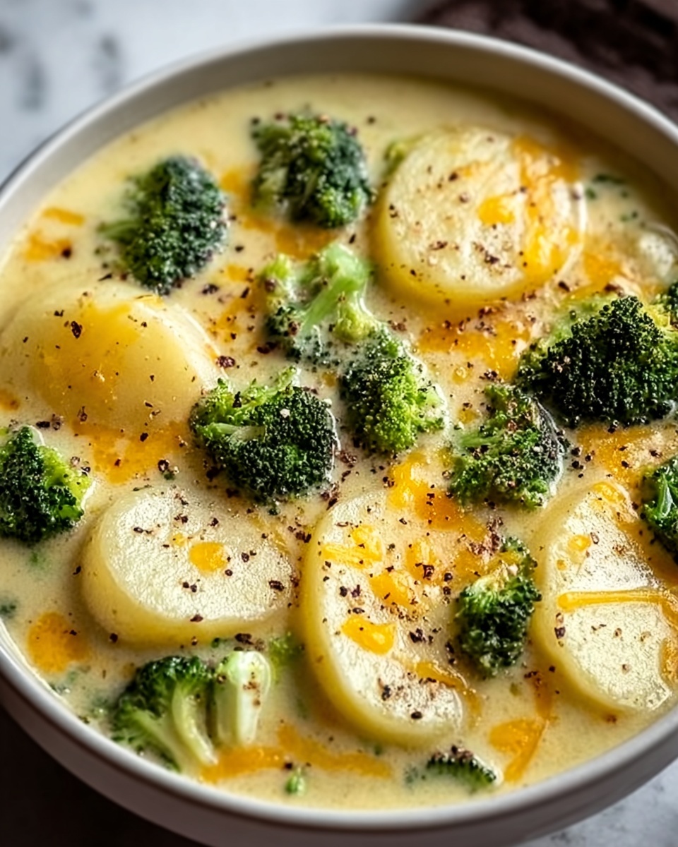 Crockpot Broccoli Cheddar Potato Soup Recipe - Recipe Image