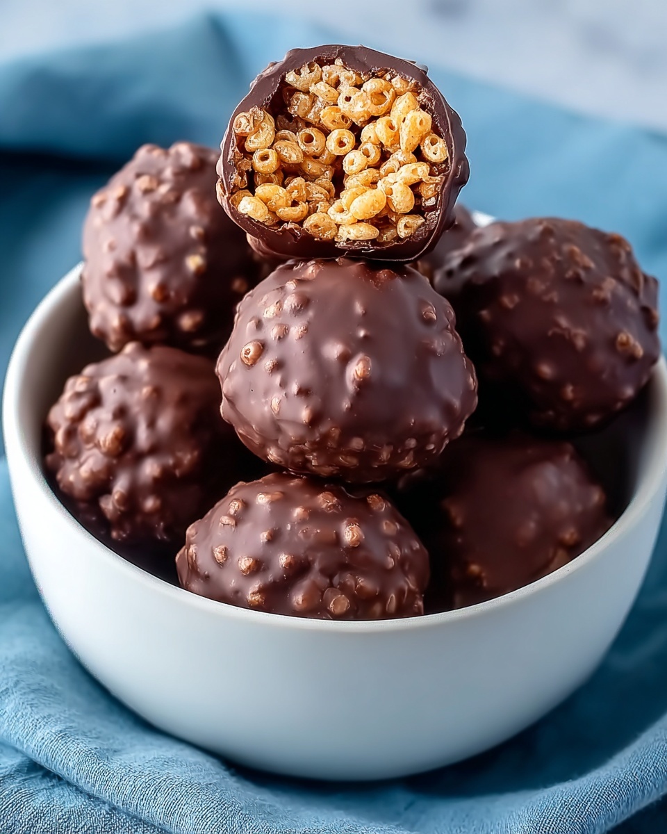 Peanut Butter Balls with Rice Krispies Recipe - Recipe Image