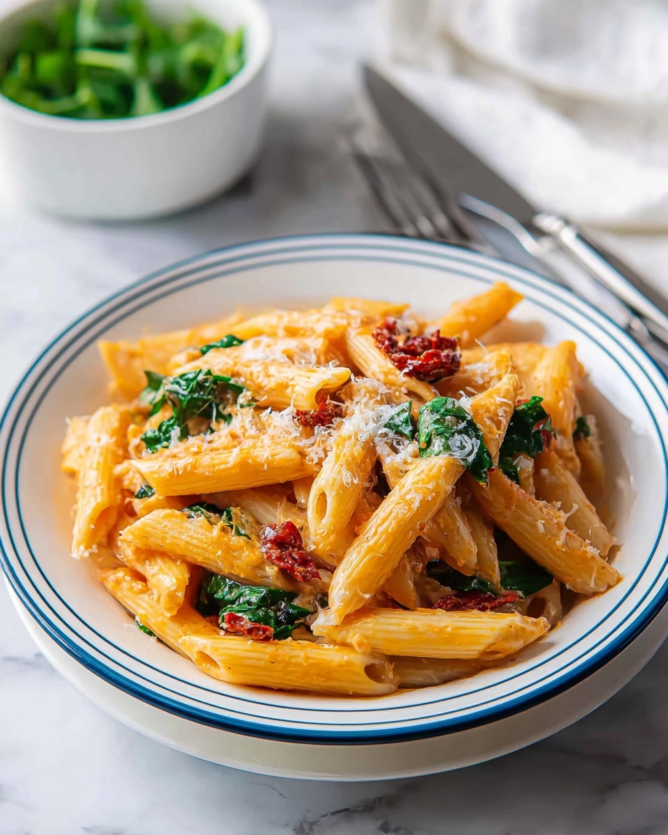 Creamy Sun-Dried Tomato Pasta Recipe - Recipe Image