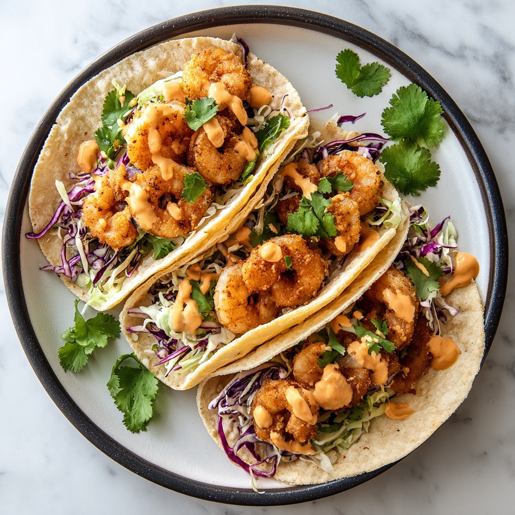 Air Fryer Bang Bang Shrimp Tacos Recipe - Recipe Image