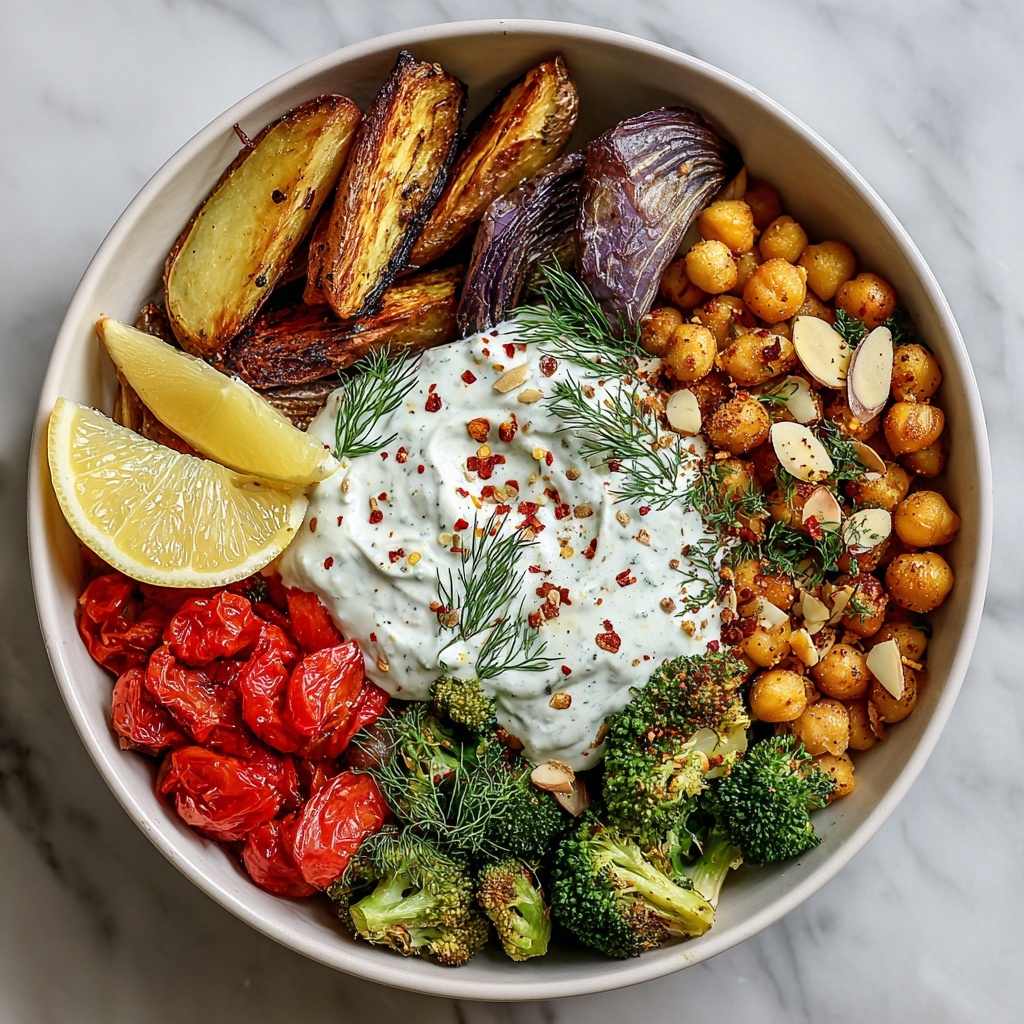Mediterranean Roasted Potato Tzatziki Bowl Recipe - Recipe Image