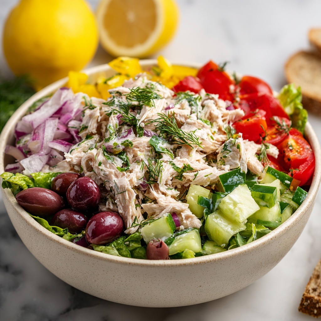 Quick Mediterranean Tuna Salad Recipe - Recipe Image