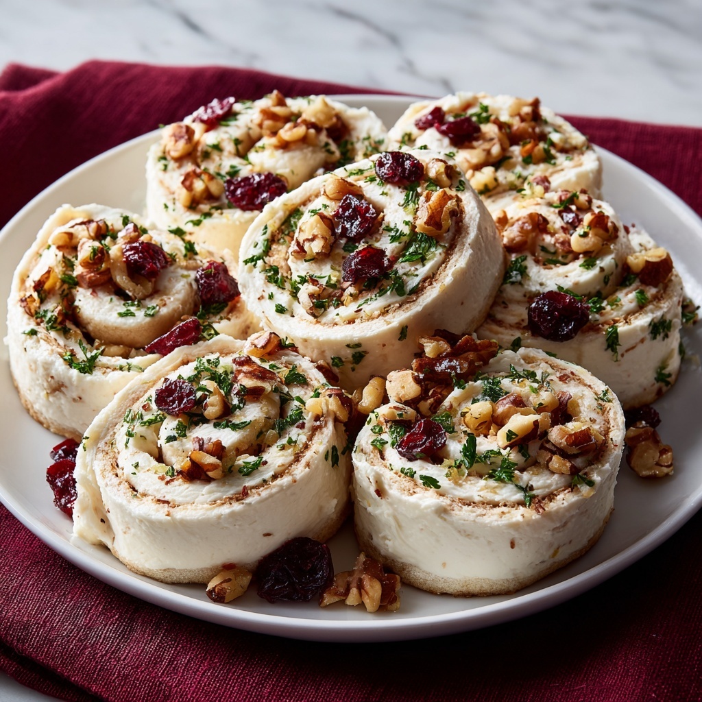 Easy Christmas Cranberry Roll-Ups Recipe - Recipe Image