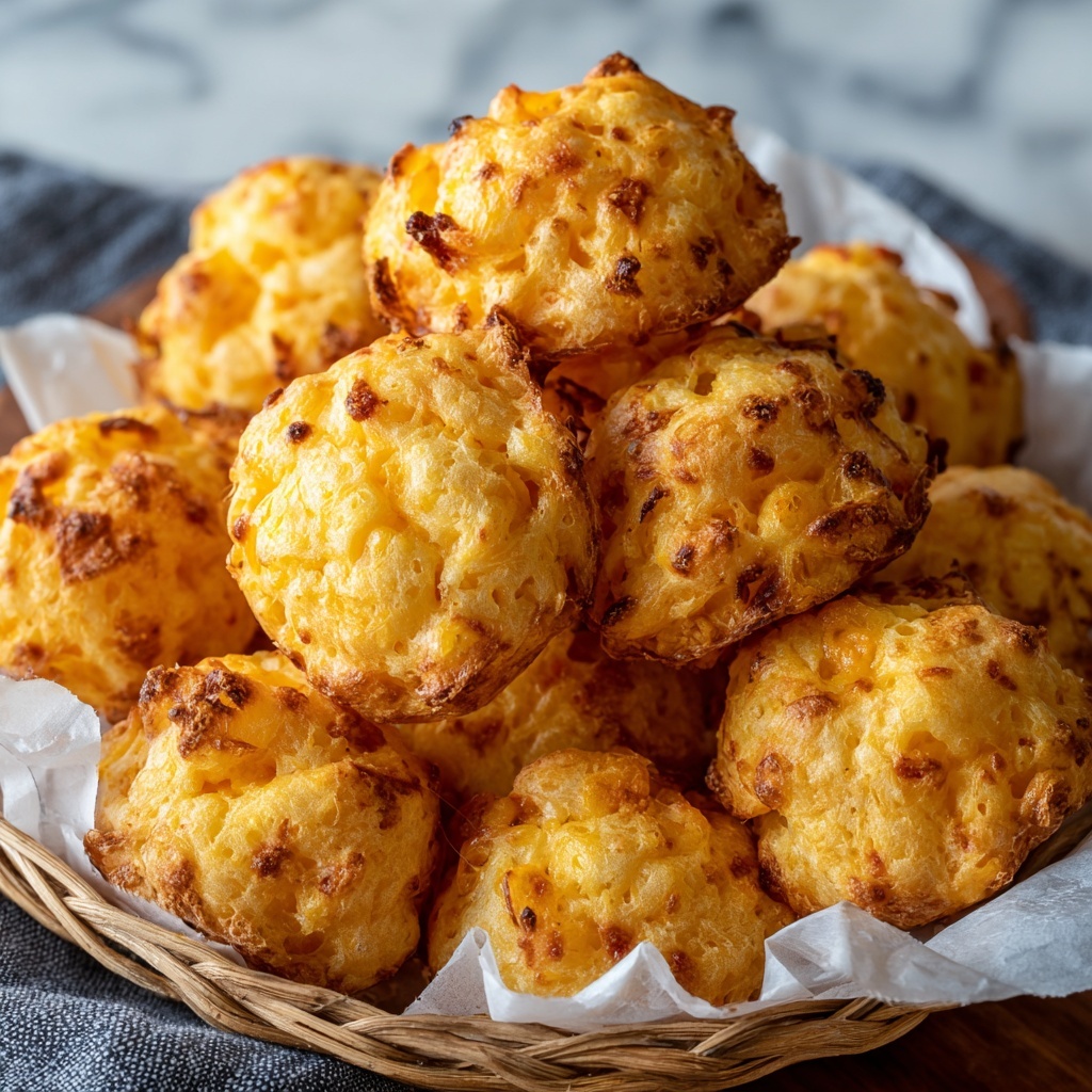 Keto Cheese Puffed Snacks Recipe - Recipe Image