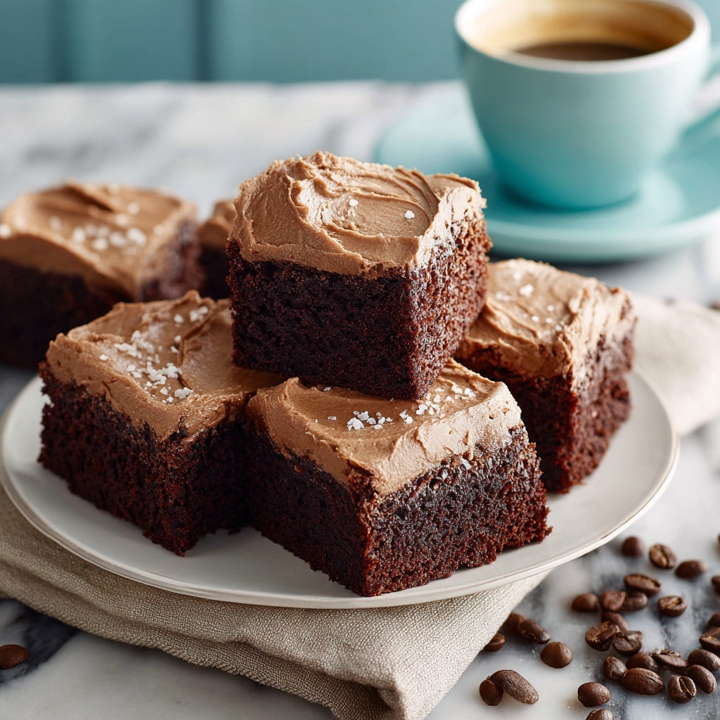 Frosted Coffee Brownies Recipe - Recipe Image