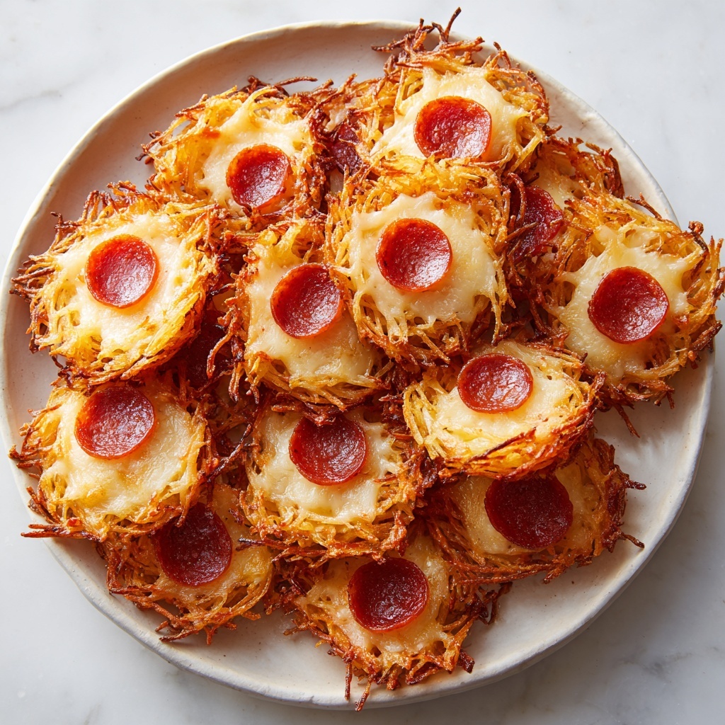 Cheesy Pepperoni Pizza Chips Recipe - Recipe Image