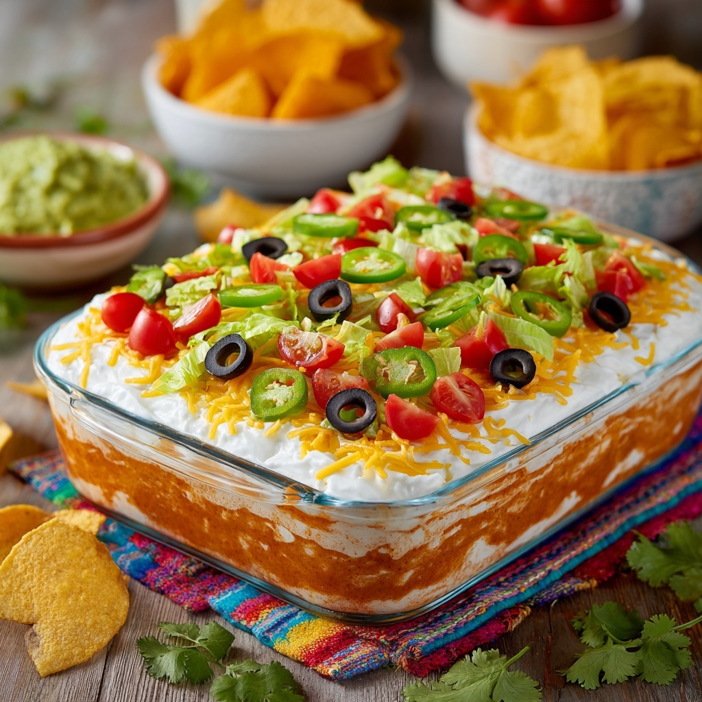 Creamy Taco Dip Recipe - Recipe Image