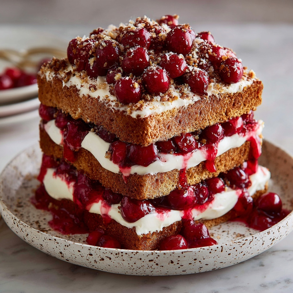 Cranberry Chai Tiramisu (No-Bake Twist) Recipe - Recipe Image