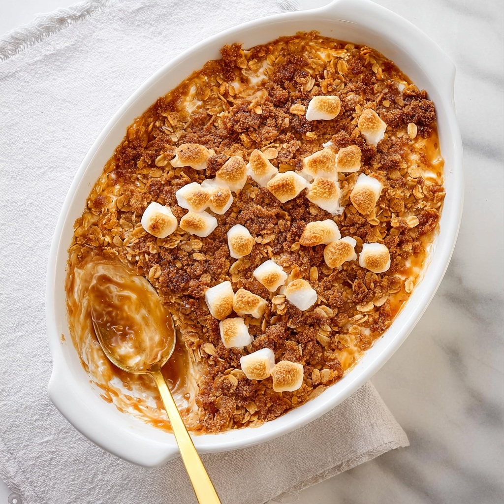 Sweet Potato Casserole with Marshmallows and Oat Streusel Recipe - Recipe Image