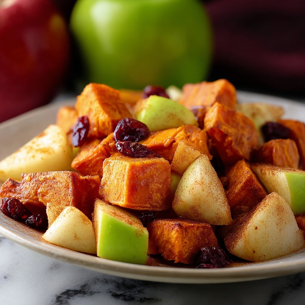 Cinnamon Roasted Sweet Potatoes and Apples Recipe - Recipe Image