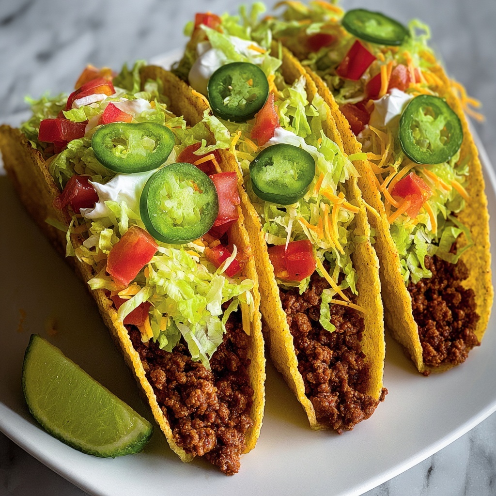 Crispy Beef Tacos Recipe - Recipe Image