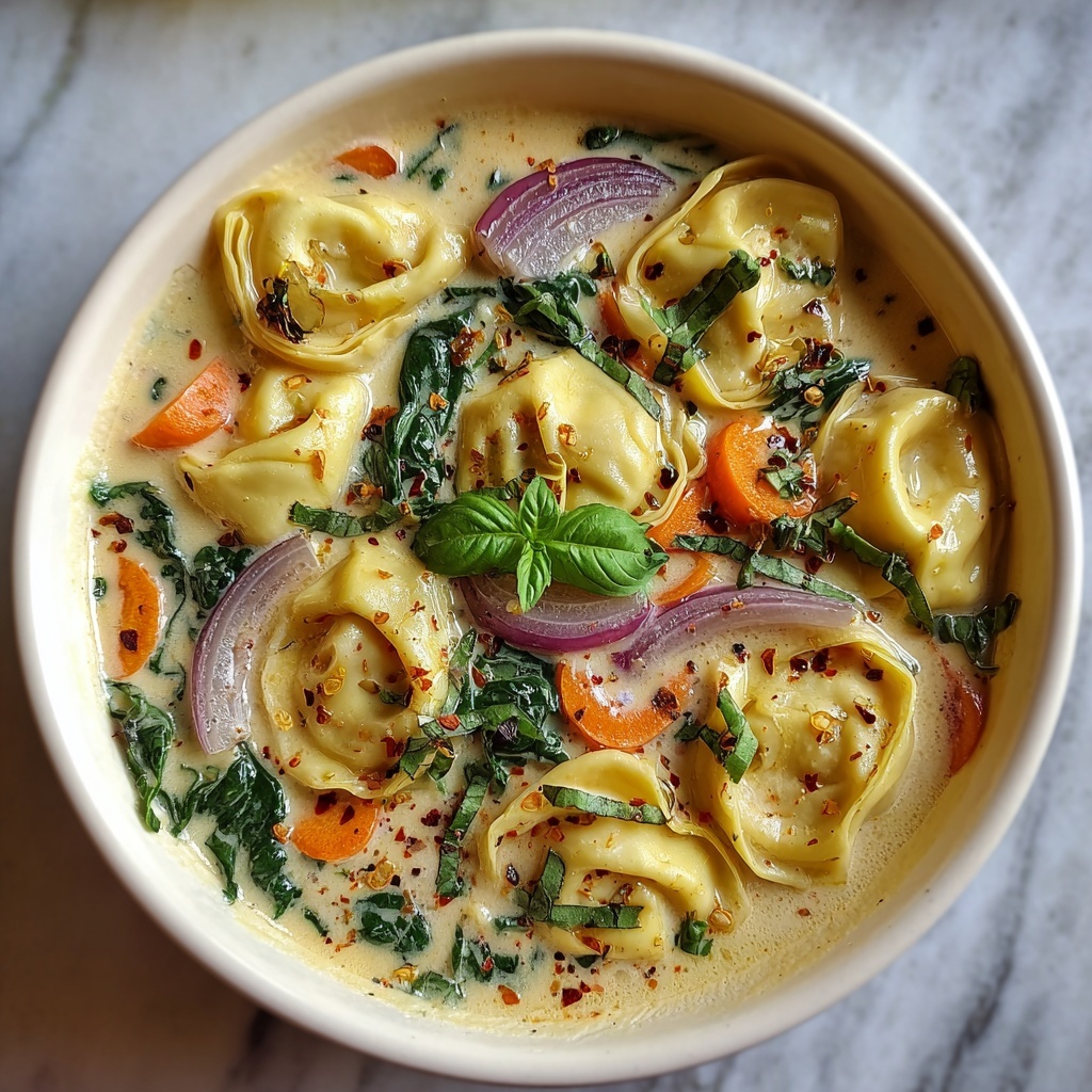 Creamy Tortellini Soup Recipe - Recipe Image