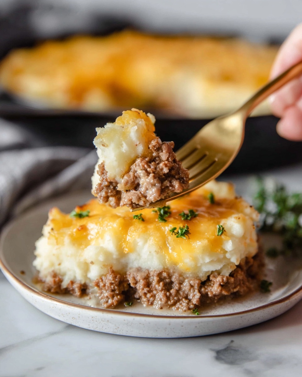 Cheddar Bay Ground Beef Cobbler Recipe - Recipe Image
