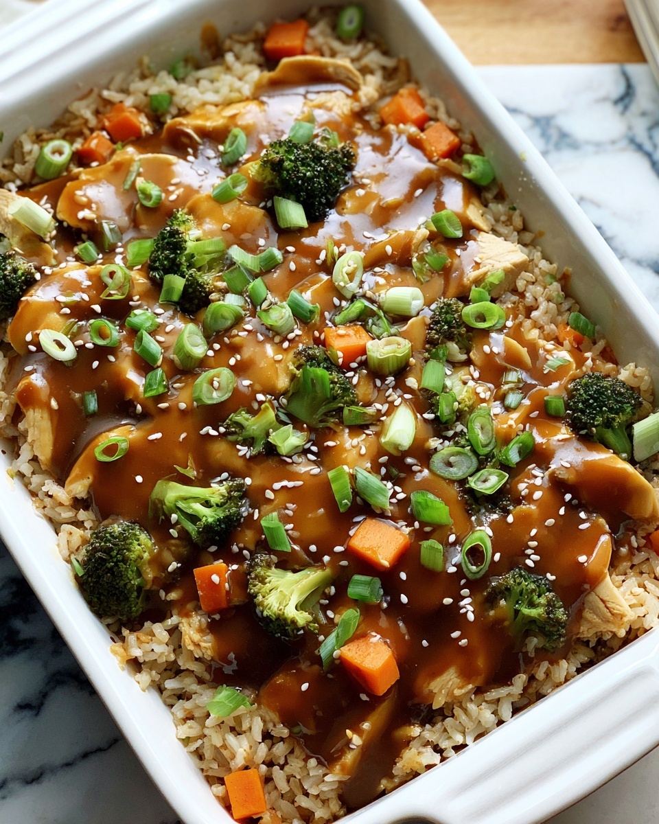 Teriyaki Chicken Casserole Recipe - Recipe Image