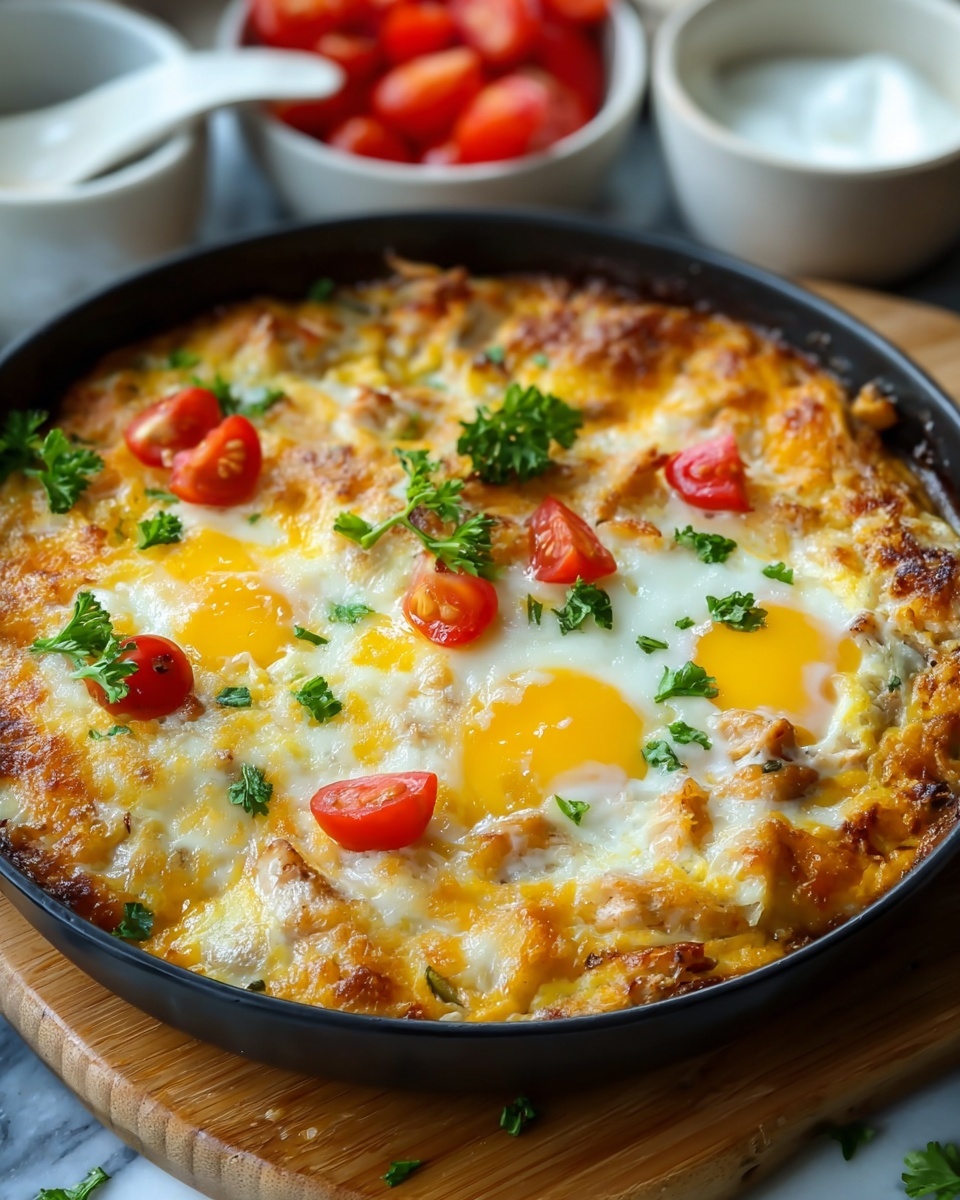 Hashbrown Breakfast Casserole with Sausage, Cheese, and Bell Peppers Recipe - Recipe Image