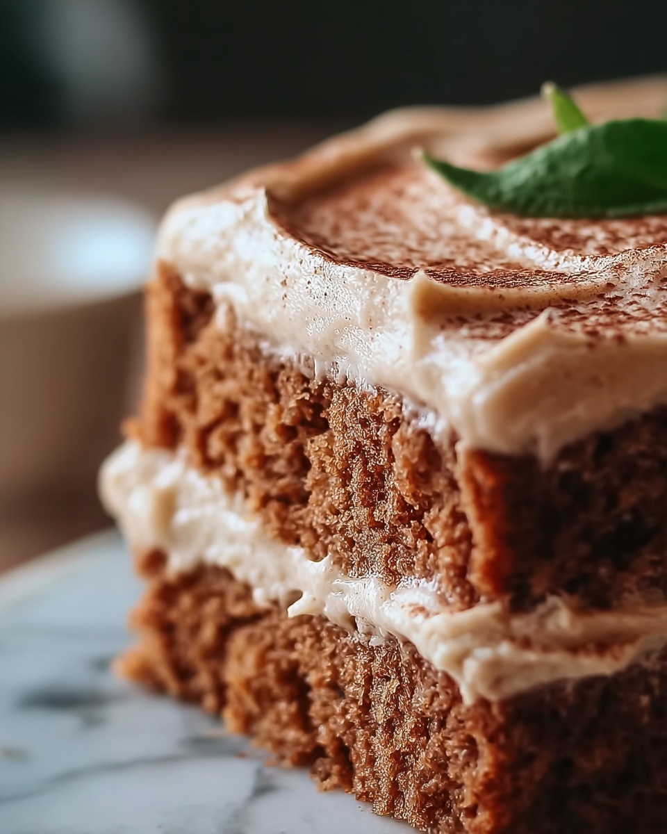 Applesauce Cake with Cinnamon Cream Cheese Frosting Recipe - Recipe Image