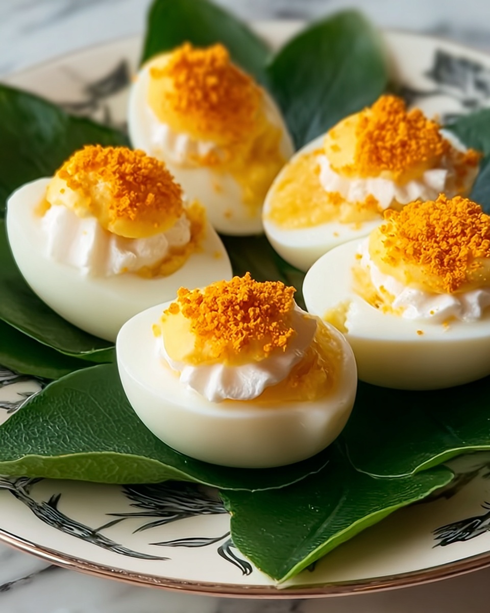 Deviled Egg Tulips Recipe - Recipe Image