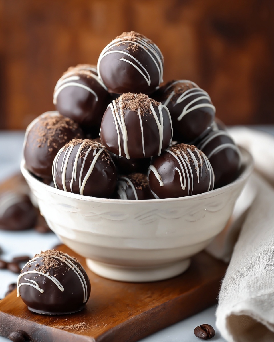 Dark Chocolate Coffee Truffles Recipe - Recipe Image