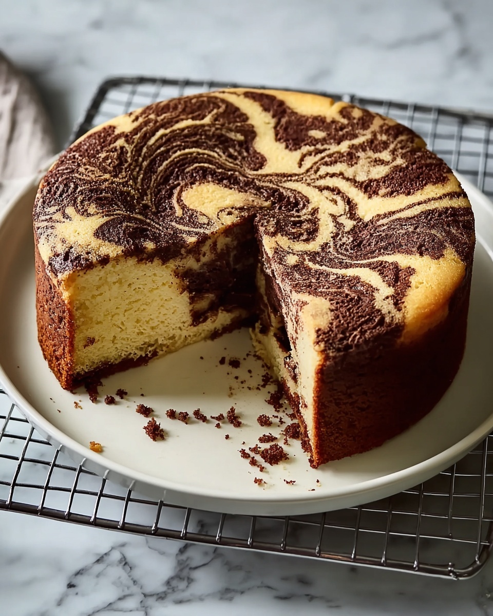 Classic Marble Cake Recipe - Recipe Image