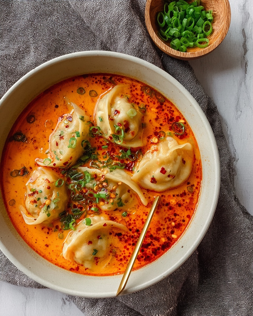 Coconut Curry Soup with Vegan Dumplings Recipe - Recipe Image