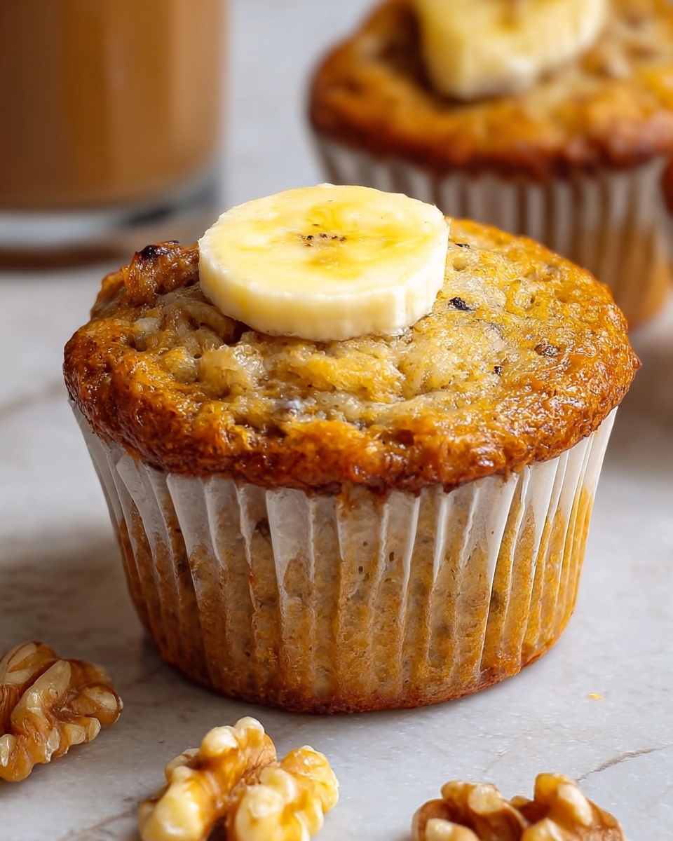 Low-Calorie Greek Yogurt Banana Muffins Recipe - Recipe Image