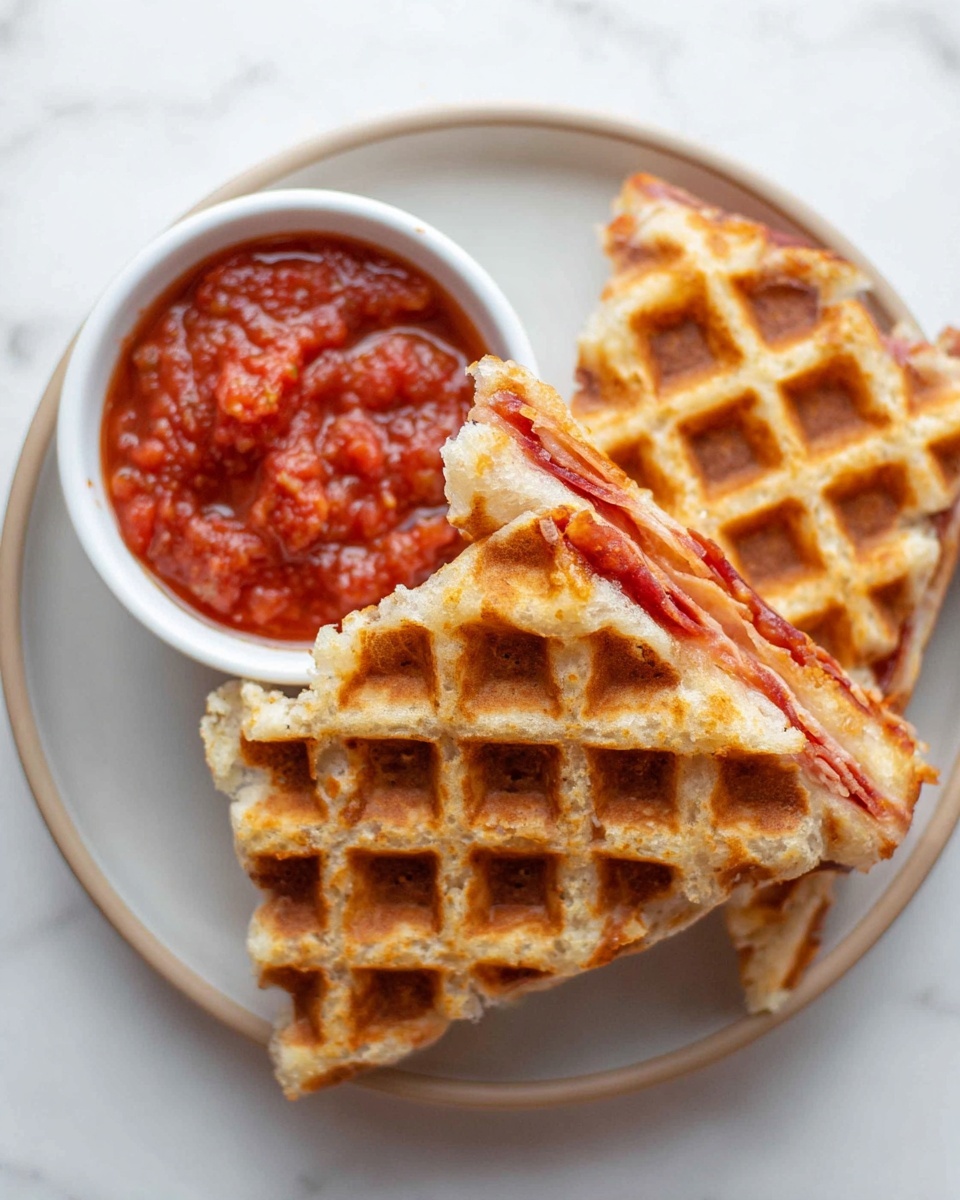 Waffle Pizza Dippers Recipe - Recipe Image