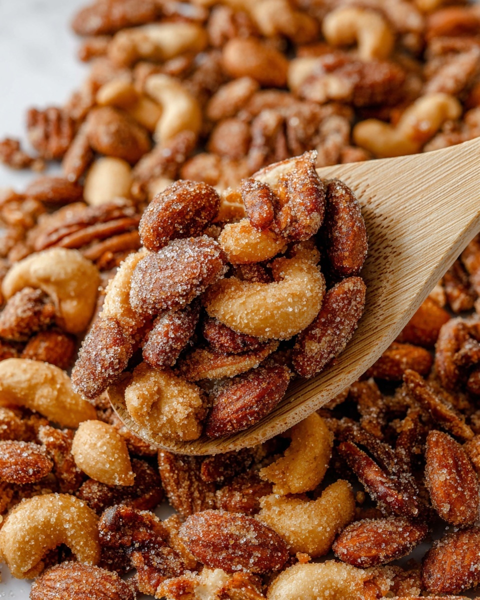 Slow Cooker Candied Mixed Nuts Recipe - Recipe Image