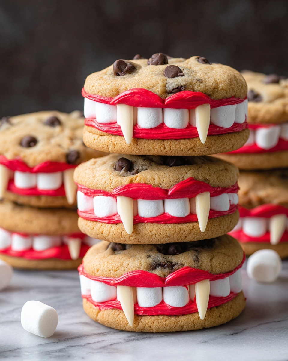 Vampire Teeth Cookies Recipe - Recipe Image