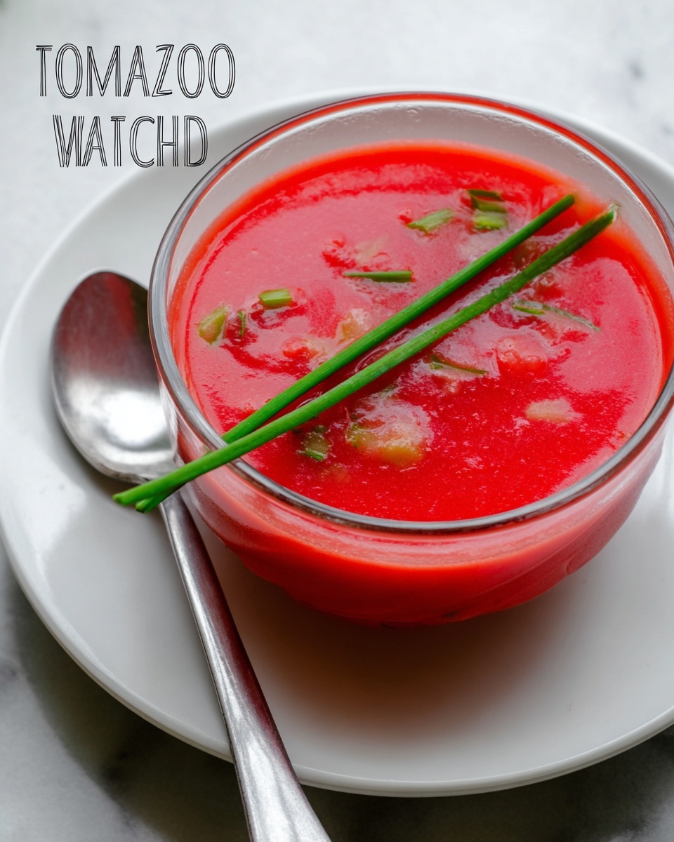 Tomato-Watermelon Gazpacho Recipe - Recipe Image