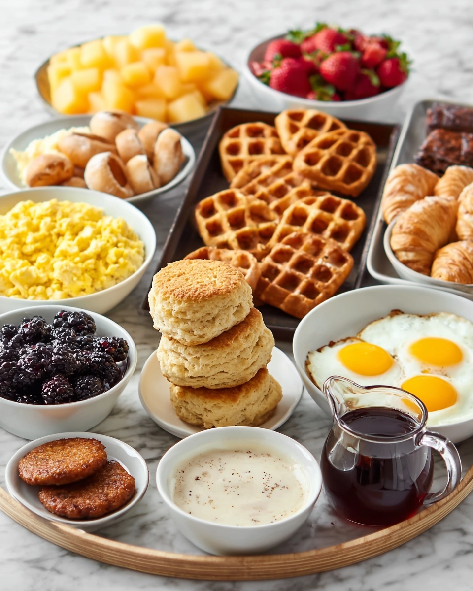 Breakfast Charcuterie Grazing Board Recipe - Recipe Image