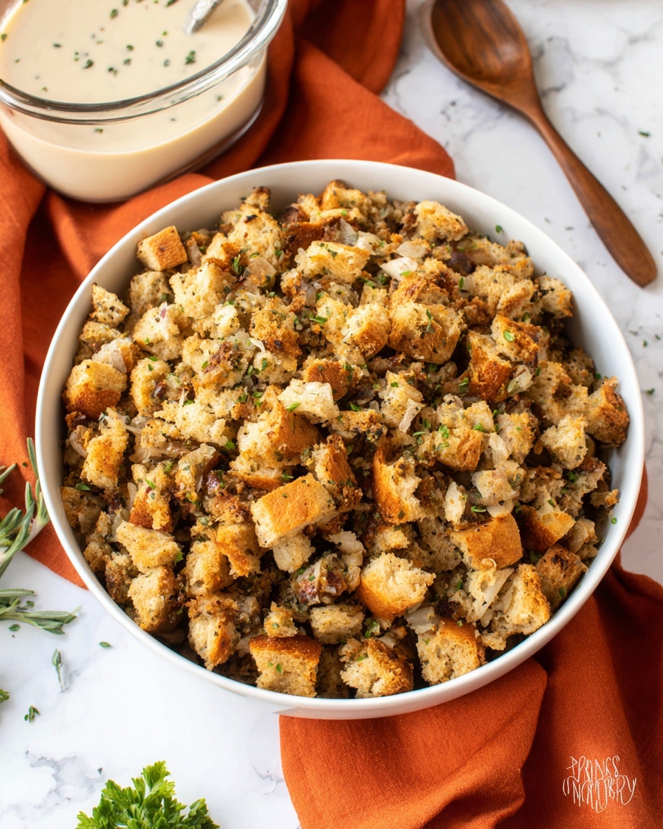 Easy Crockpot Stuffing Recipe - Recipe Image
