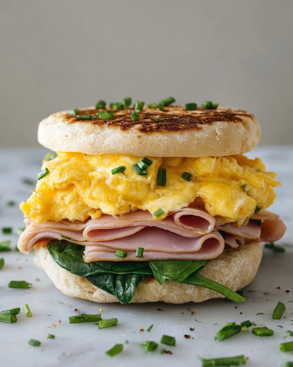 Breakfast Sandwich with Eggs, Avocado, and Your Favorite Veggies Recipe - Recipe Image