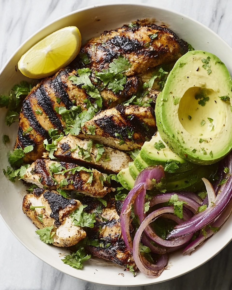 Spice Grilled Chicken with Fresh Avocado Salsa Recipe - Recipe Image