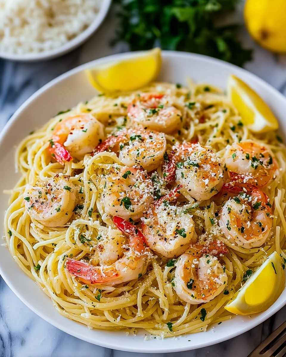 Delicious Shrimp Scampi Pasta Made From Scratch Recipe - Recipe Image