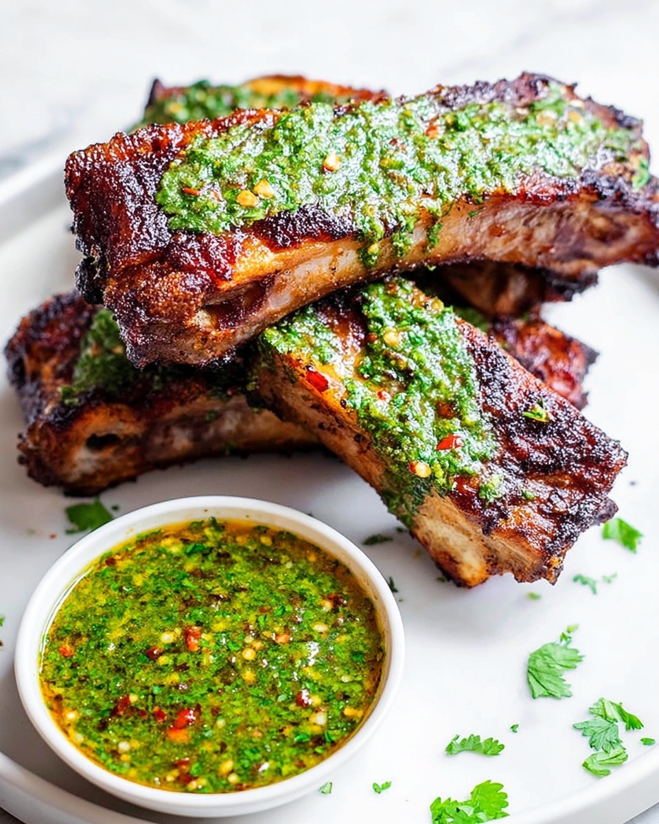 Savory Chimichurri Ribs for a Flavorful Feast Recipe - Recipe Image