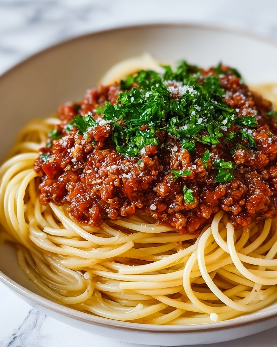 Classic Greek-Style Bolognese with Cinnamon and Herbs Recipe - Recipe Image
