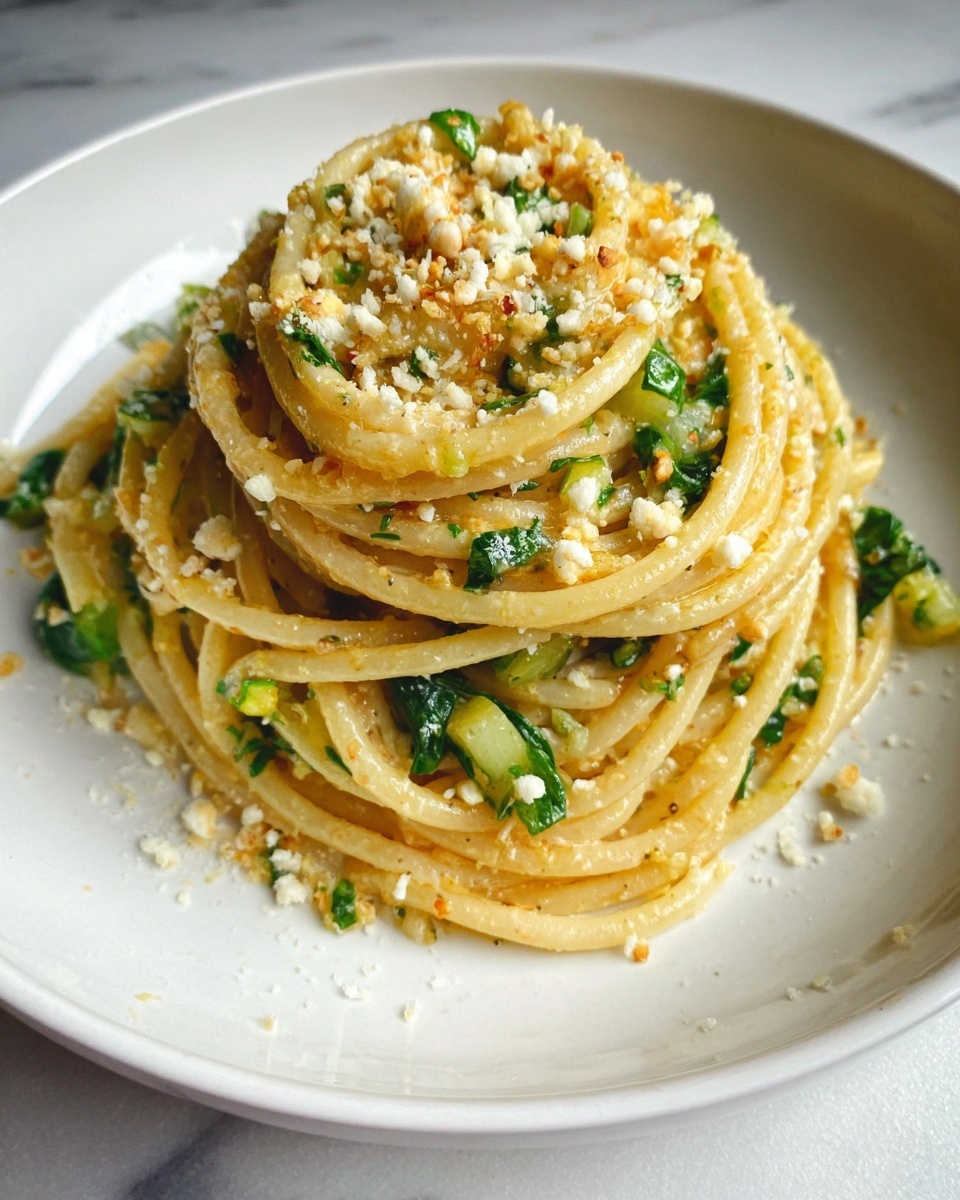 Savory Caramelized Courgette Pasta from Scratch Recipe - Recipe Image