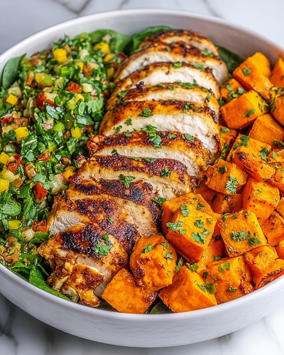 Cajun Chicken Sweet Potato Bowls for a Cozy Night Recipe - Recipe Image