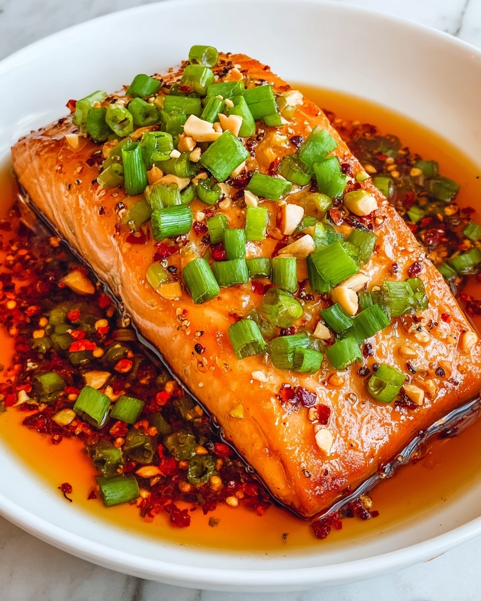 Chili Crisp Butter Salmon Recipe - Recipe Image