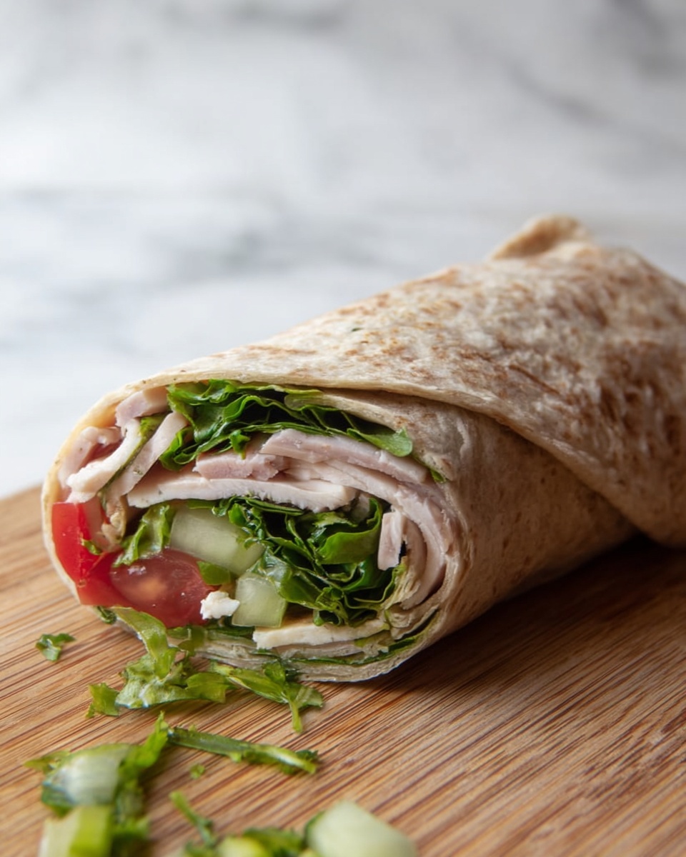 Healthy Ham Wrap Recipe - Recipe Image