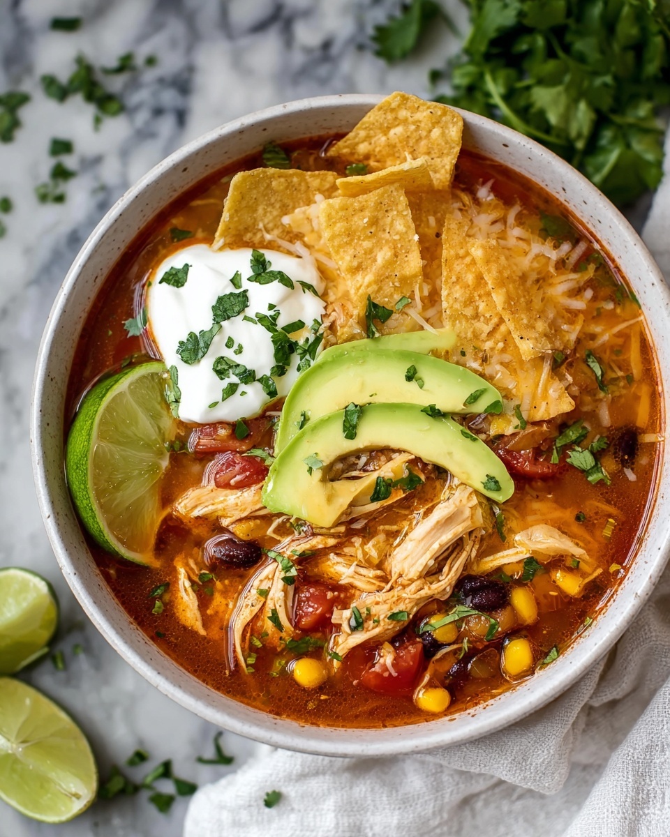 Instant Pot Chicken Tortilla Soup Recipe - Recipe Image