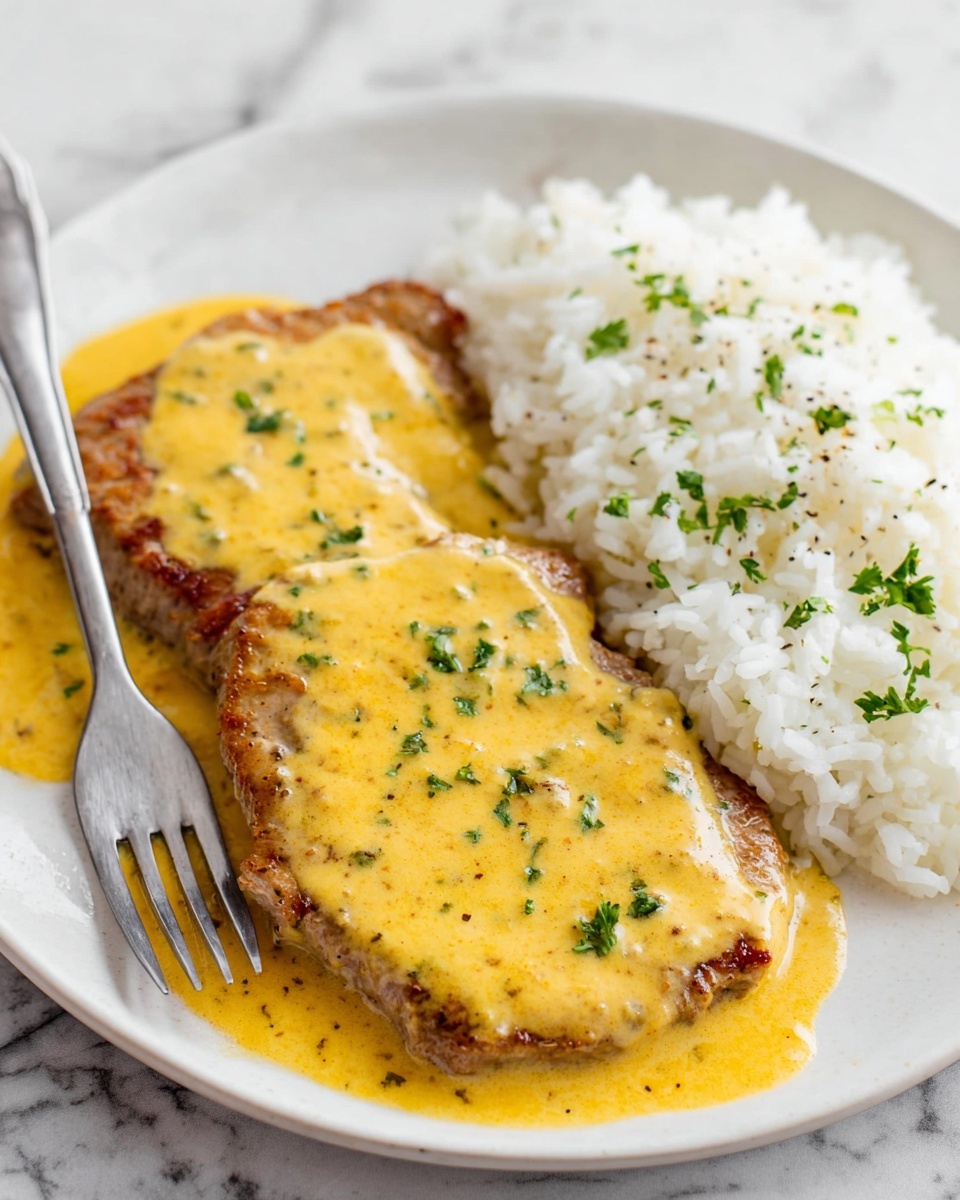Crockpot Honey Mustard Pork Chops Recipe - Recipe Image
