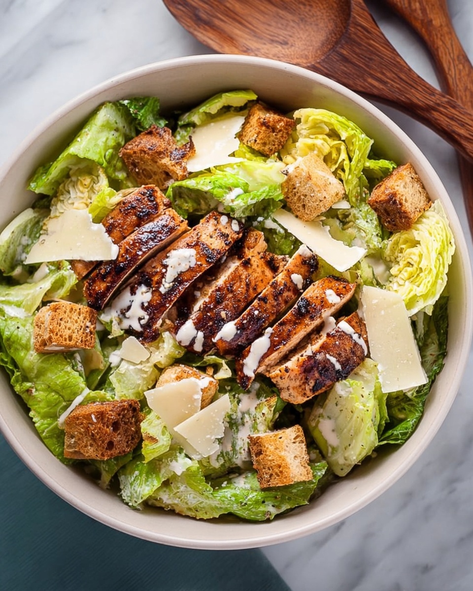 BBQ Chicken Caesar Salad Recipe - Recipe Image
